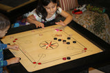 EkPuja Classic Carrom 33 x 33 Set with Board, Coins and Striker 6mm