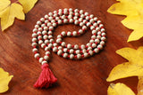 Natural Tulsi Beads mala 108+1 Beads Hare Krishna japa mala Hindu Rosary Beads Mediation Yoga japa mala