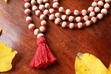 Natural Tulsi Beads mala 108+1 Beads Hare Krishna japa mala Hindu Rosary Beads Mediation Yoga japa mala