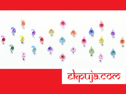 25 Crystal dot bindi Colorful Bindis face jewels self adhesive indian tikka face jewelry Bindi stickers