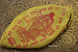 Krishna japa mala bag Handmade lord Krishna prayer beads bag yoga meditation japa mala cotton bag