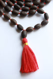 Lotus seed kamal gatta Japa mala 108+1 beads hindu prayer yoga meditation japa mala