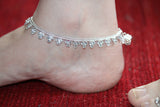 Stunning Diamante Anklet - Wedding Favours- Bollywood Anklet - Indian wedding Payal - Ankle Foot Bracelet - single or pair