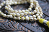 Knotted Tulsi Mala - Krishna japa Mala - tulsi necklace- Handmade Tulsi Beads necklace- natural Tulsi Basil seeds Mala - Tulsi Japa Mala