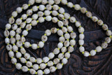 Knotted Tulsi Mala - Krishna japa Mala - tulsi necklace- Handmade Tulsi Beads necklace- natural Tulsi Basil seeds Mala - Tulsi Japa Mala
