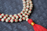 Tulsi Japa Mala - Handmade Tulsi seed Japa Mala - yoga meditation  Necklace  - Krishna japa tulsi Basil Mala - lord Krishna mala - Tulsi