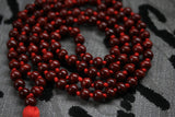 Rosewood Knotted Mala 108+1 Beads - Handmade knotted rosewood Mala necklace- yoga meditation prayer beads - 10MM Rosewood Mala