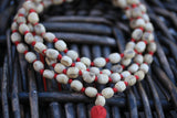 Holy basil (Tulsi) Hand Knotted Japa Mala 108 beads mala purified & blessed - Tusli Japa Mala Yoga Meditation- krishna Prayer Mala necklace