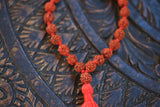 Rudraksha knotted Bracelet- Rudraksha 9mm Beads Handmade Bracelet Wristband Meditation Yoga lord Shiva Bracelet