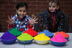 Indian Holi colour powder - Colour run powder - Indian Festival holi colour powder - Non Toxic Chemical Free - 8 x 1 kg Mixed Colour Bags