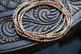 Double/Triple round long tulsi basil holy krishna necklace - handmade 2-3mm tusli seeds necklace - Hare krishna tulsi necklace
