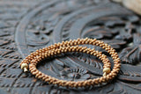 Tulsi seeds Kanthi mala necklace - Natural Handmade Tulsi mala- Yoga Hindu Necklace -Ayurveda