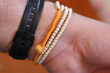 Tulsi Beads Double Bracelet - Ekpuja Handmade tulsi bracelet - Krishna bracelet- tulsi Krishna japa bracelet