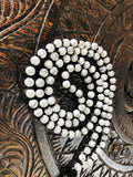 Premium, Howlite Mala Necklace, 108 Mala Beads, White Mala Necklace, Howlite Necklace, Knotted Mala, Howlite Jewelry Necklace Summer Jewelry