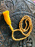 Sandalwood mala 8 mm 108 rosary, sandalwood japa mala necklace, mens necklace, wood bead, hindu meditation buddhist tibetan prayer beads