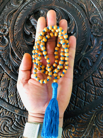 108 Mala Beads Japa Mala, 8mm Mookaite Stone Tibetan Prayer Beads