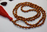 Tulsi mala handmade knotted Tulsi japa mala necklace Krishna necklace tulsi beads