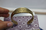 Om Aum Namah Shivah Shiva Hindu Brass Bracelet Wrist Band Kada God Shiv Bhole Brass Handmade Brass Bracelet