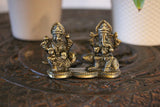 Laxmi Ganesh statue metal alloy Diwali pooja handmade gift