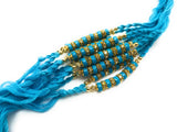 Rakhi handmade EkPuja rakhi Blue colour thread prime rakhi for raksha bandhan wristband set of 12