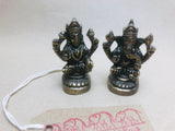 Laxmi Ganesh statue metal alloy Diwali pooja handmade gift